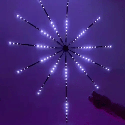 Sound Activated Fireworks Lights