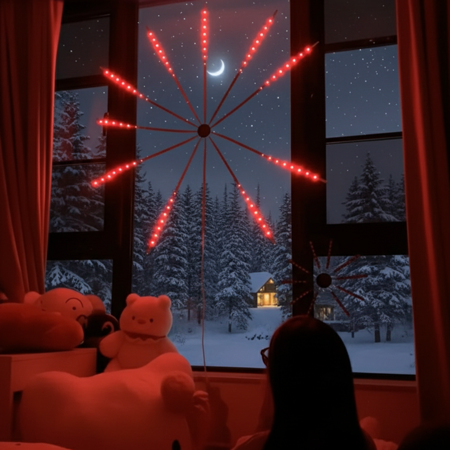 Sound Activated Fireworks Lights